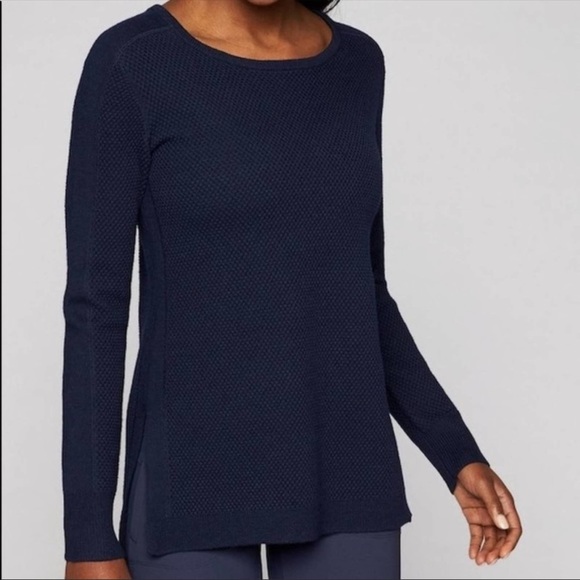 Athleta Thermal Honeycomb Sweater 